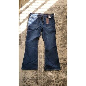 Women's No Boundaries Y2K Fashion Low Rise Flare Jeans Dark Juniors Size 19 New